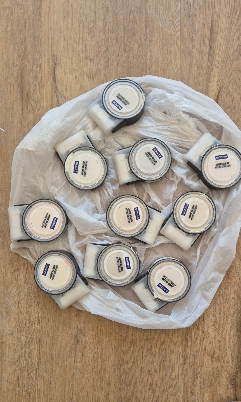 Kleurtesters Gamma Beige tinten, Ophalen, Beige, Nieuw, Verf