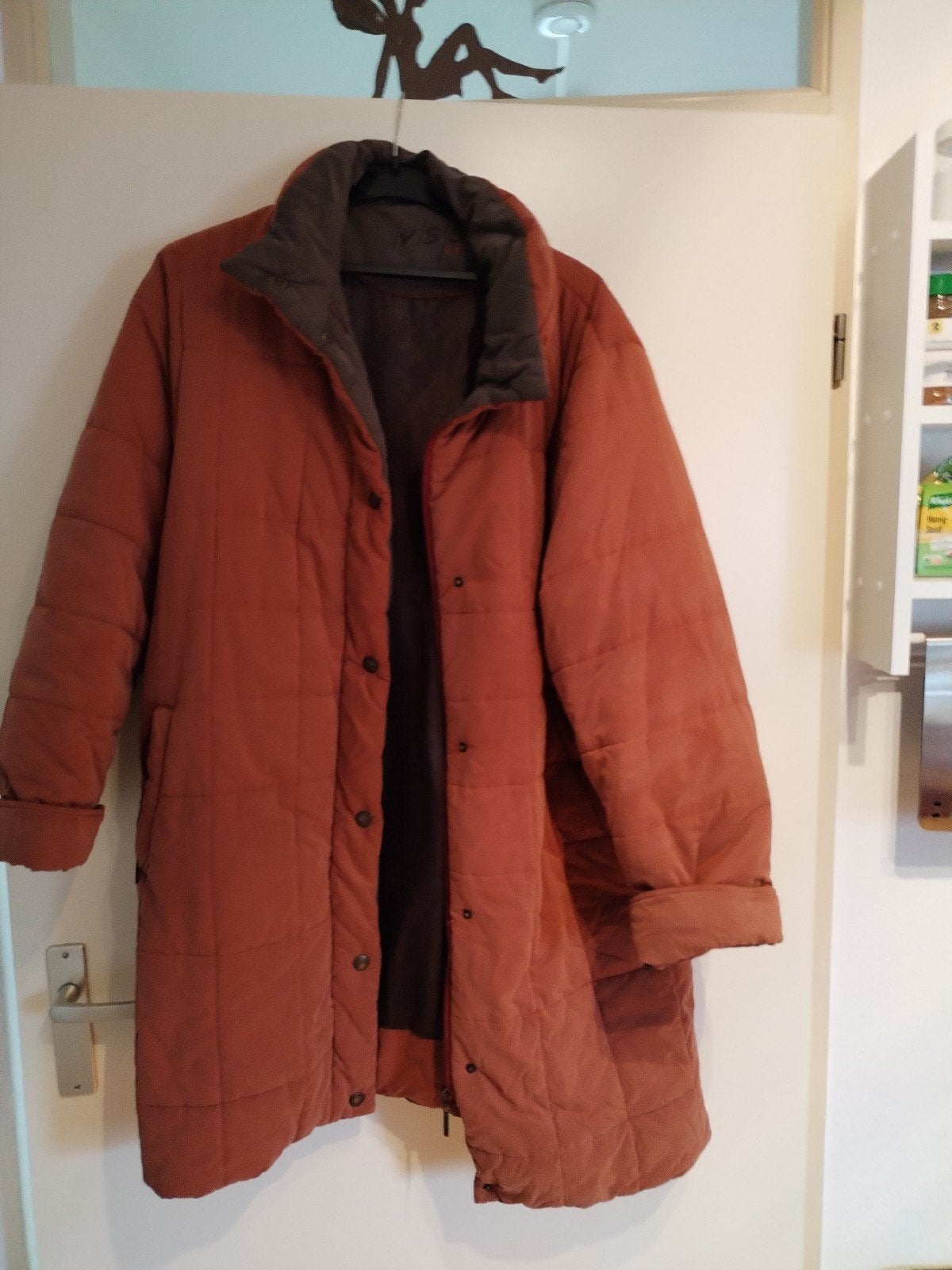 Warme winterjas maat 50, Ophalen of Verzenden, Gedragen, Maat 46/48 (XL) of groter, Bruin