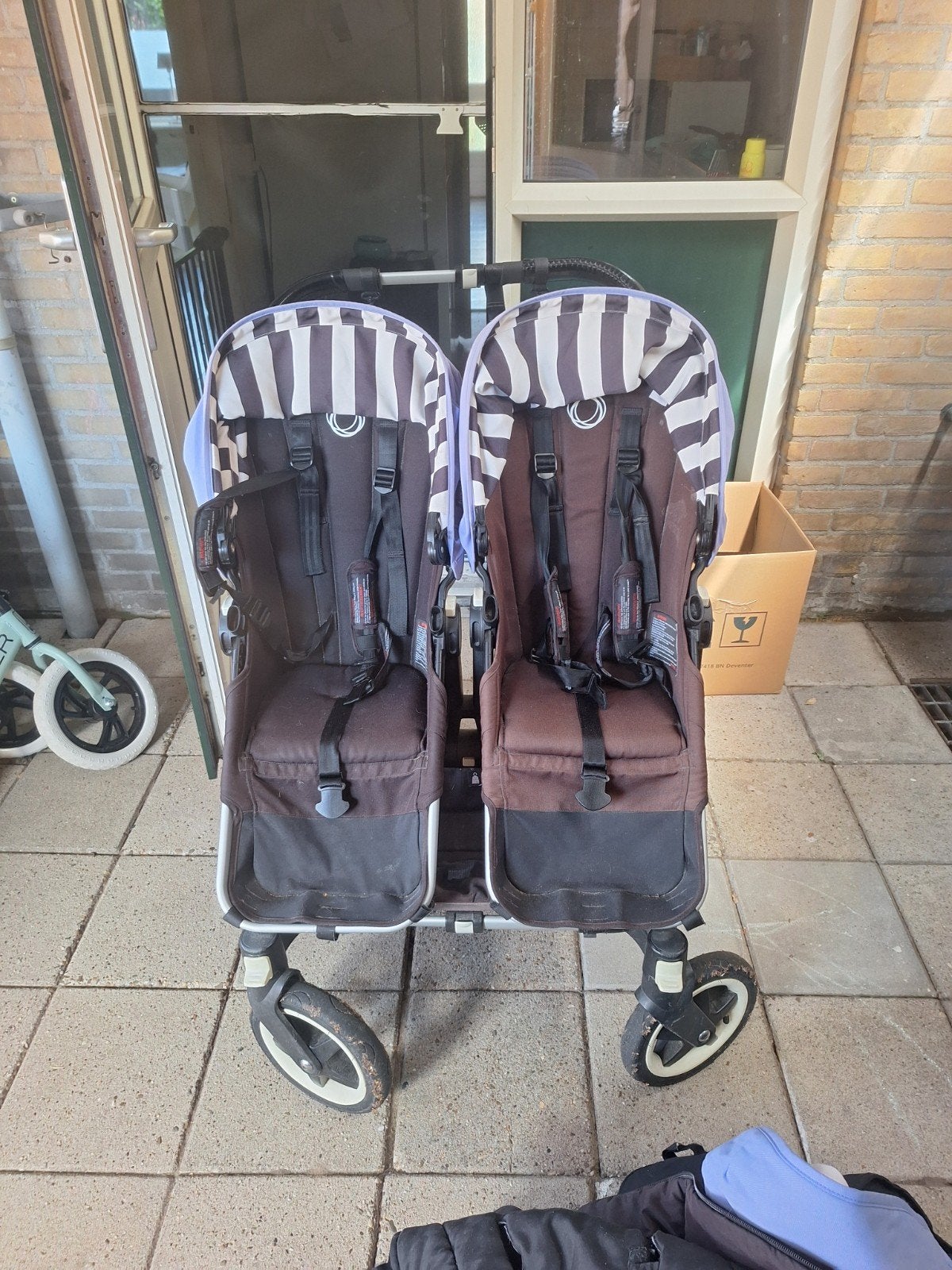 Bugaboo Donkey Duowagen Compleet met Accessoires, Ophalen, Gebruikt, Bugaboo, Duowagen
