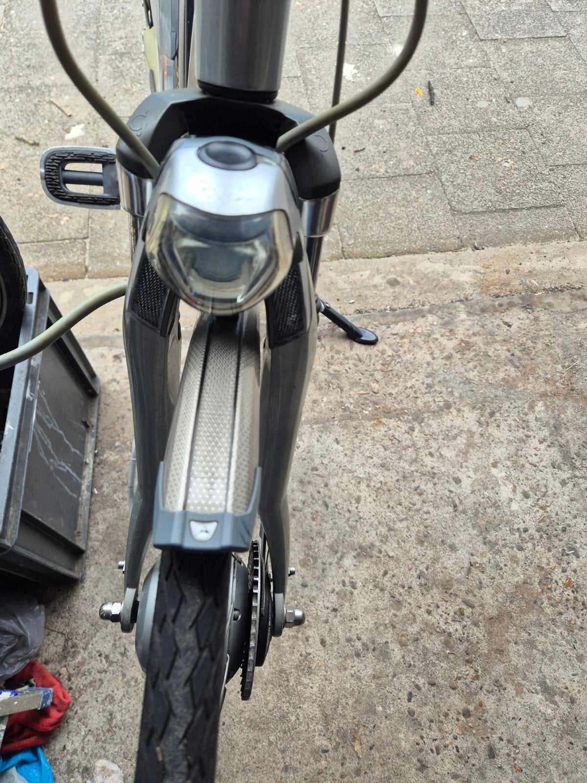Gazelle voorlamp voor elektrische fiets, Ophalen of Verzenden, Gebruikt, Overig, Voorlicht
