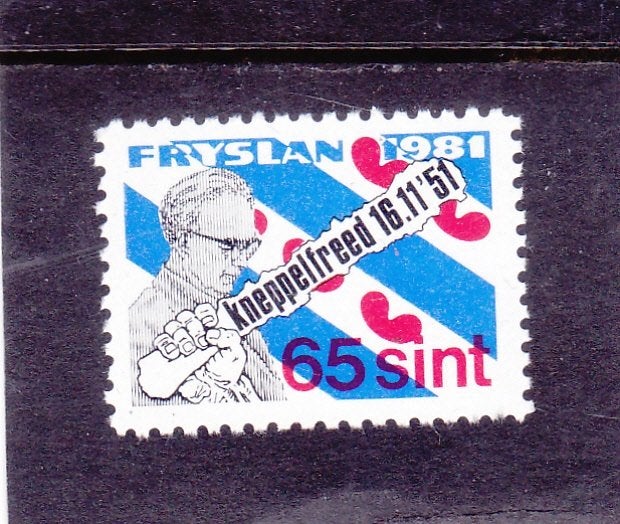 Postzegel Stasdpost Frysland, Postzegels en Munten, Ophalen of Verzenden, Na 1940, Postfris