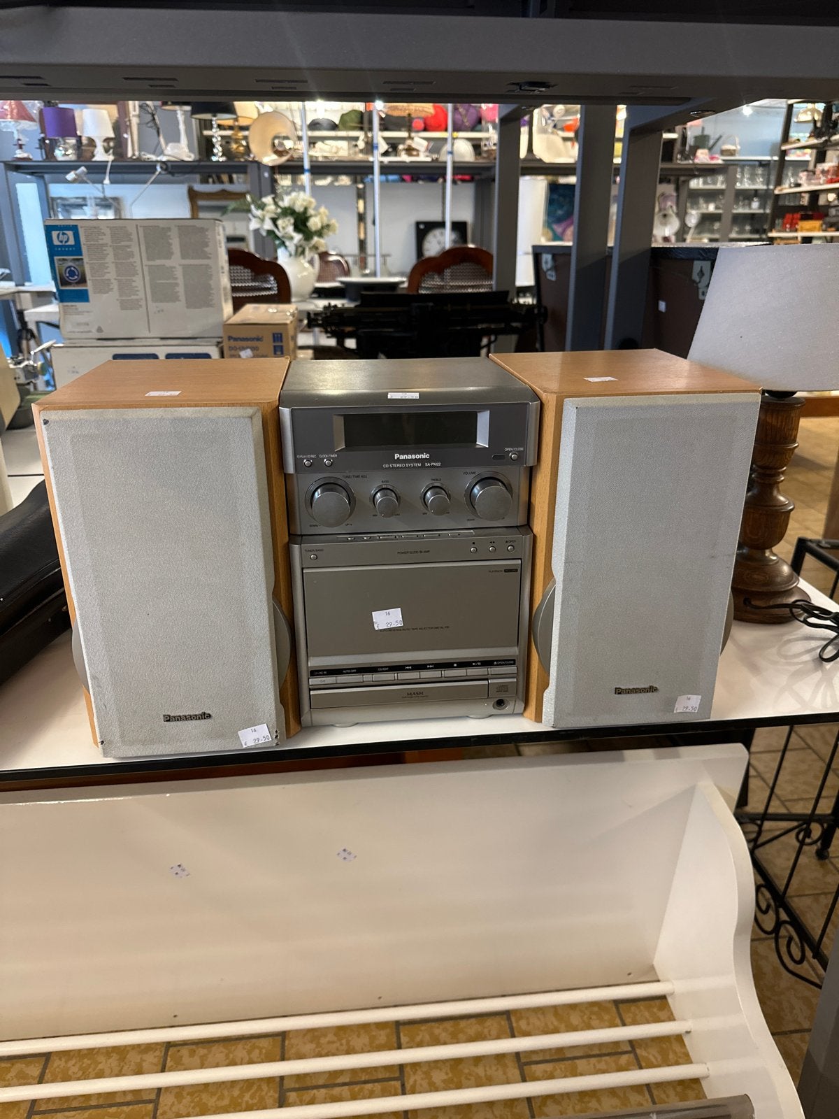 Panasonic Microset met CD-speler, Cassettedeck en Radio, Audio, Tv en Foto, Stereo-sets, Gebruikt, ., Microset, .
