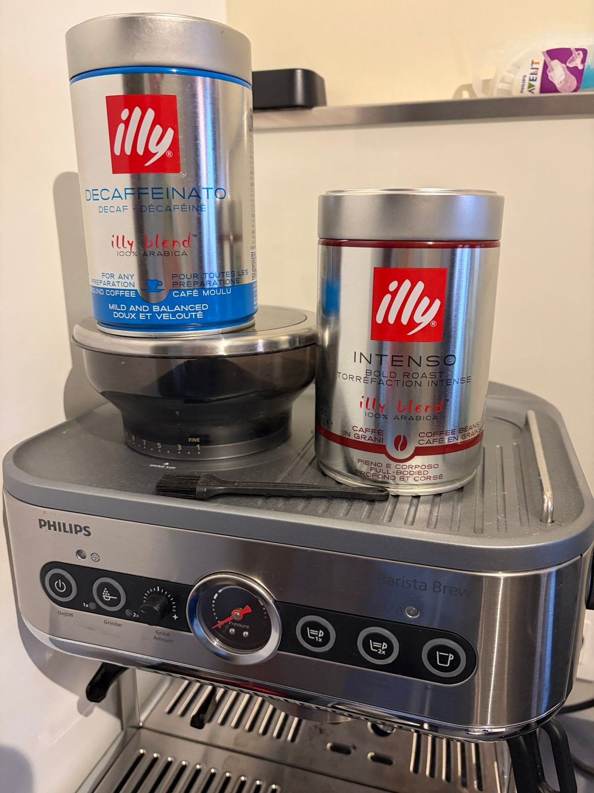 Foto 7 van Philips Barista Brew Espressomachine met accessoires