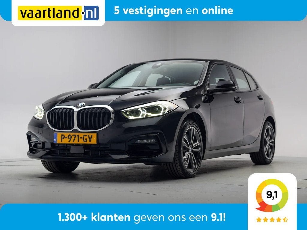 BMW 1-serie 120i 178pk Sport Line Business Edition Plus Aut., Auto's, BMW, 1998 cc, Gebruikt, 4 cilinders, Zwart