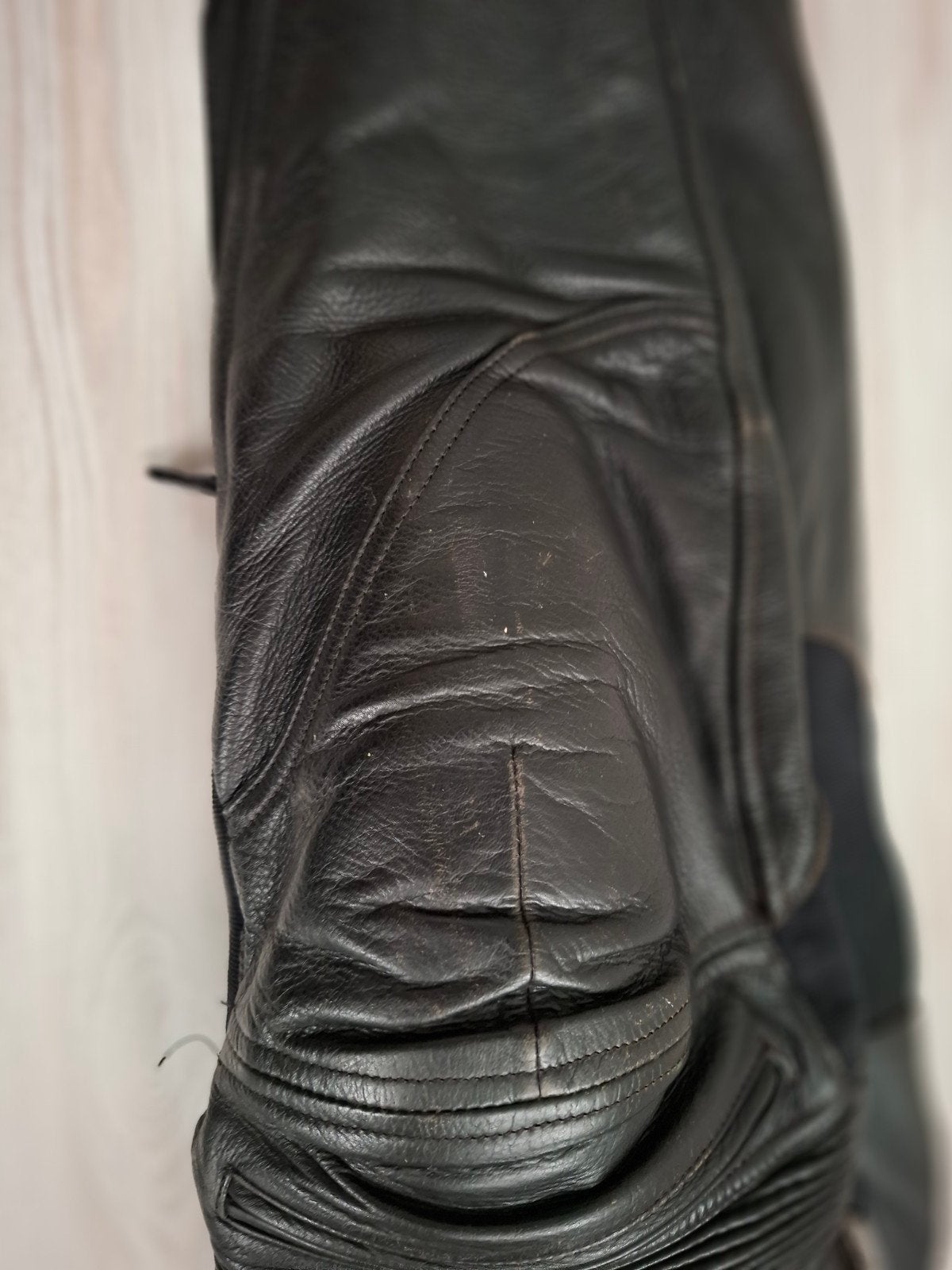 iXS Leren Motorbroek Zwart - Maat 44, Zwart, Ophalen of Verzenden, IXS, Gedragen
