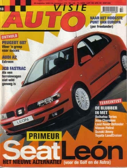 Autovisie 18 1999 : Suzuki Jimny - Toyota LandCruiser - Jeep, Ophalen of Verzenden, Gelezen, Algemeen