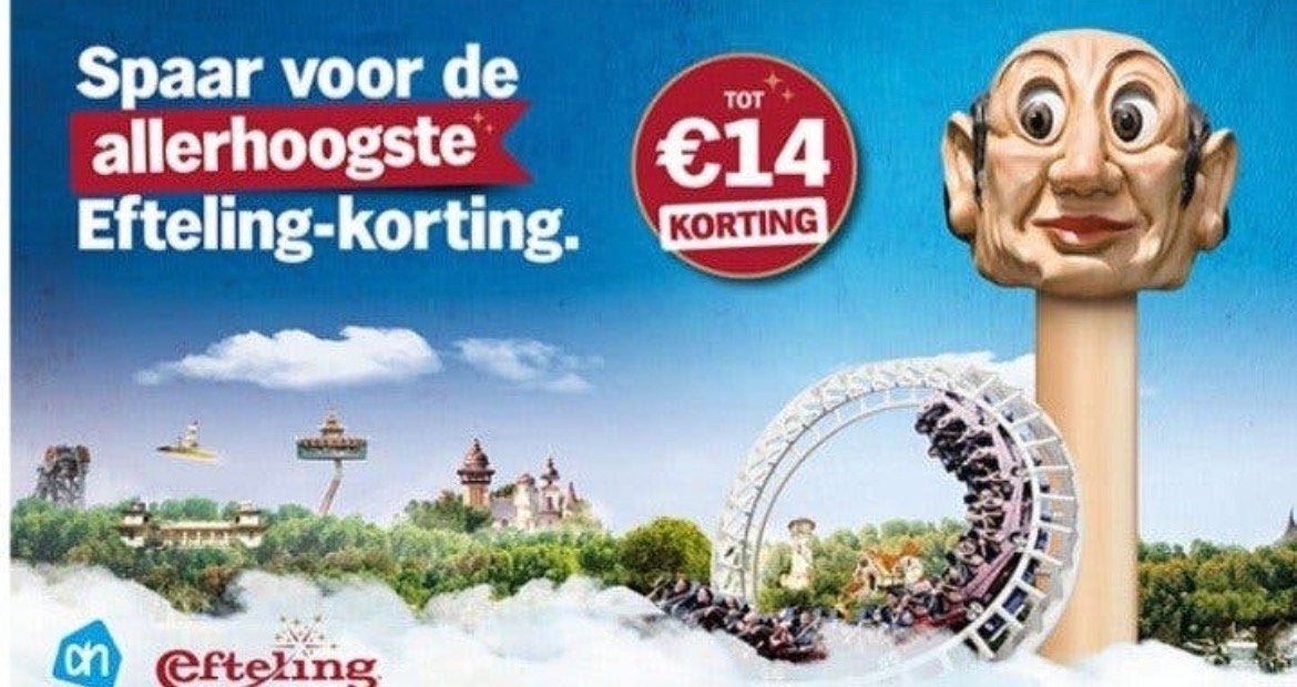 Gratis Efteling kortingskaarten gezocht, Tickets en Kaartjes, Drie personen of meer, Kortingskaart