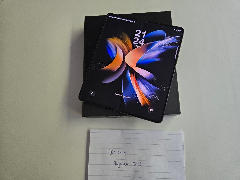 Samsung Galaxy Fold 4 in doos, Telecommunicatie, Mobiele telefoons | Samsung, Gebruikt, Zwart, Touchscreen, Ophalen of Verzenden