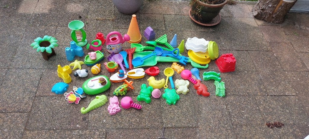 zandvormpjes, Kinderen en Baby's, Speelgoed | Buiten | Los speelgoed, Ophalen of Verzenden, Gebruikt