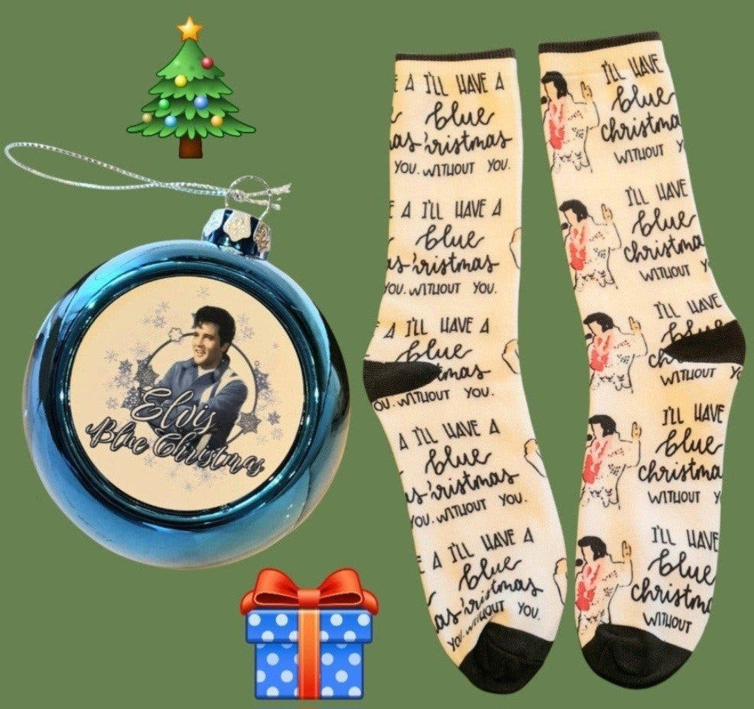 ELVIS PRESLEY KERST SOKKEN + KERST BAL ELVIS, Ophalen of Verzenden, Nieuw