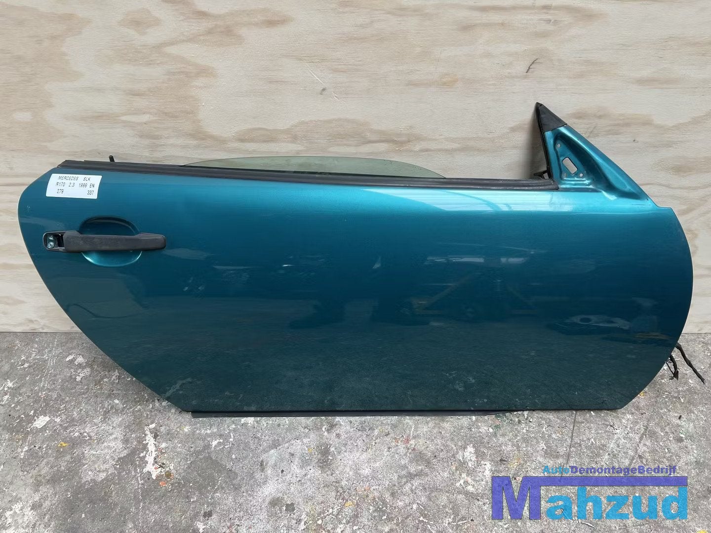 MERCEDES SLK R170 groen 279 rechts voor deur 1996-2000, Auto-onderdelen, Gebruikt, Mercedes-Benz AG, Deur, Mercedes-Benz
