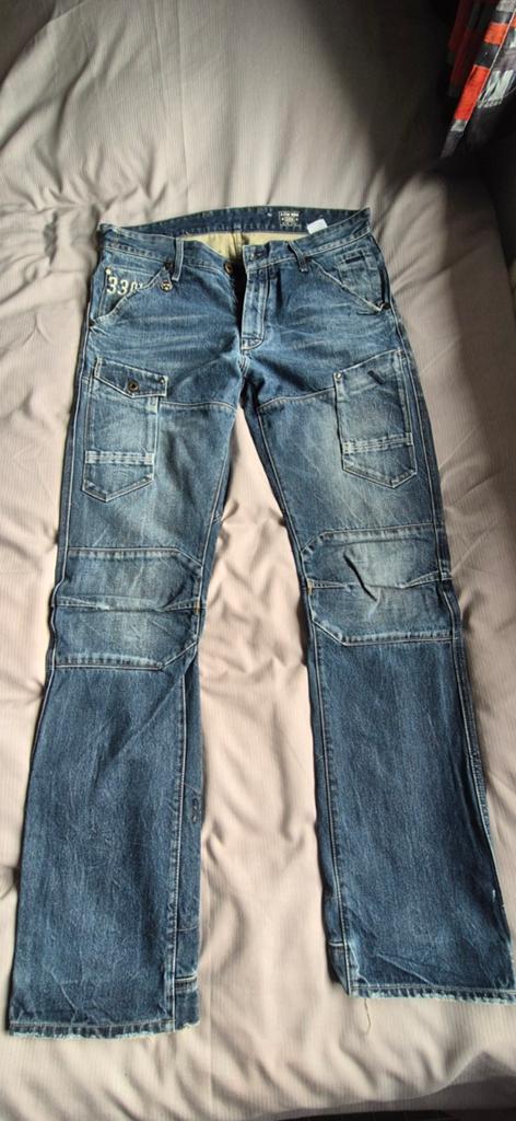 G-Star Corgobroek Maat 36-36 - Gebruikssporen, Kleding | Heren, Spijkerbroeken en Jeans, W36 - W38 (confectie 52/54), Blauw, Ophalen of Verzenden