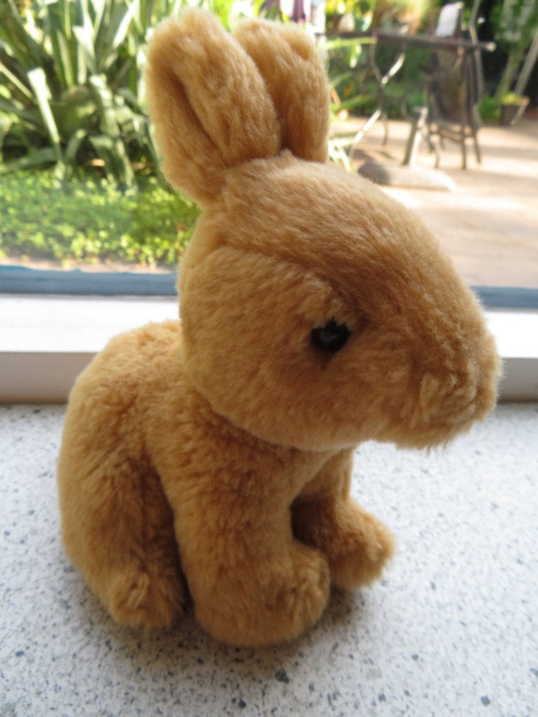 Konijn of konijntje merk SEMO SE-MO bruin velours, Ophalen of Verzenden, Zo goed als nieuw, Klein (minder dan 20 cm), Bruin