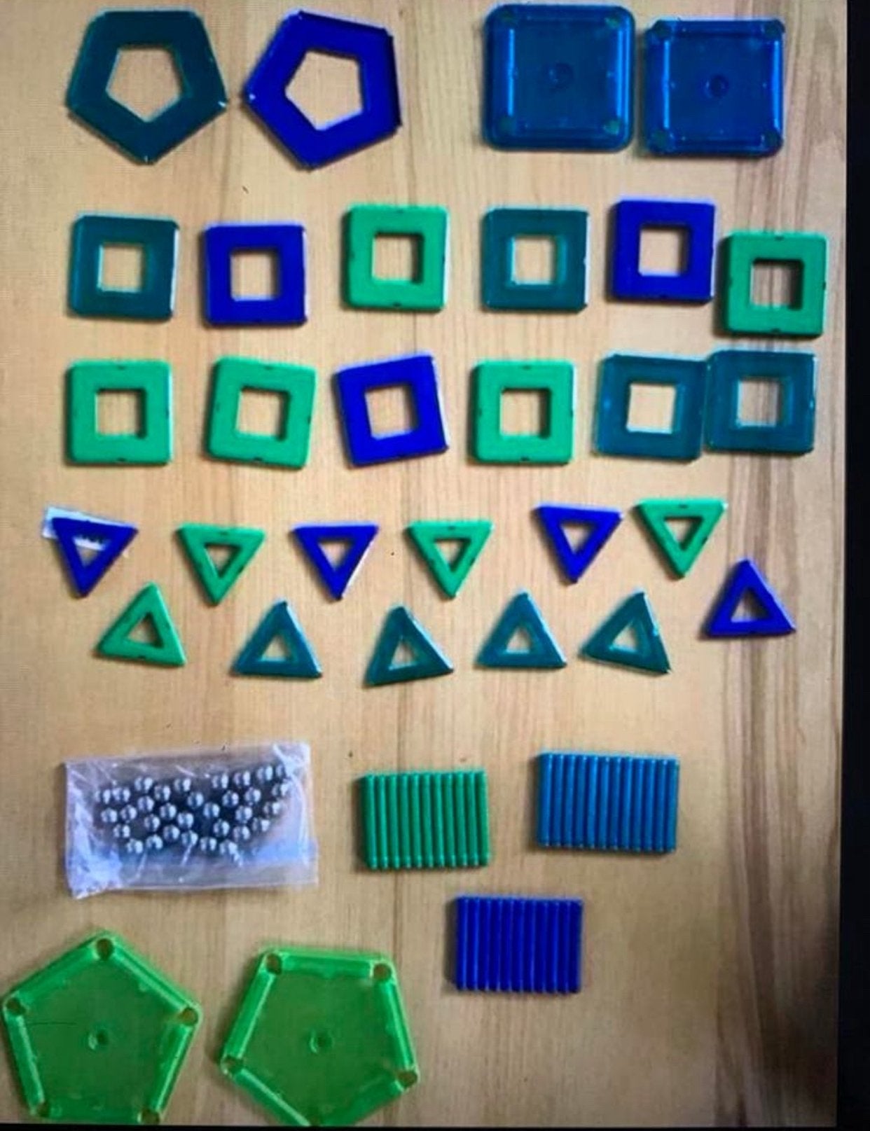 96 delige set geomag, Ophalen of Verzenden, Zo goed als nieuw