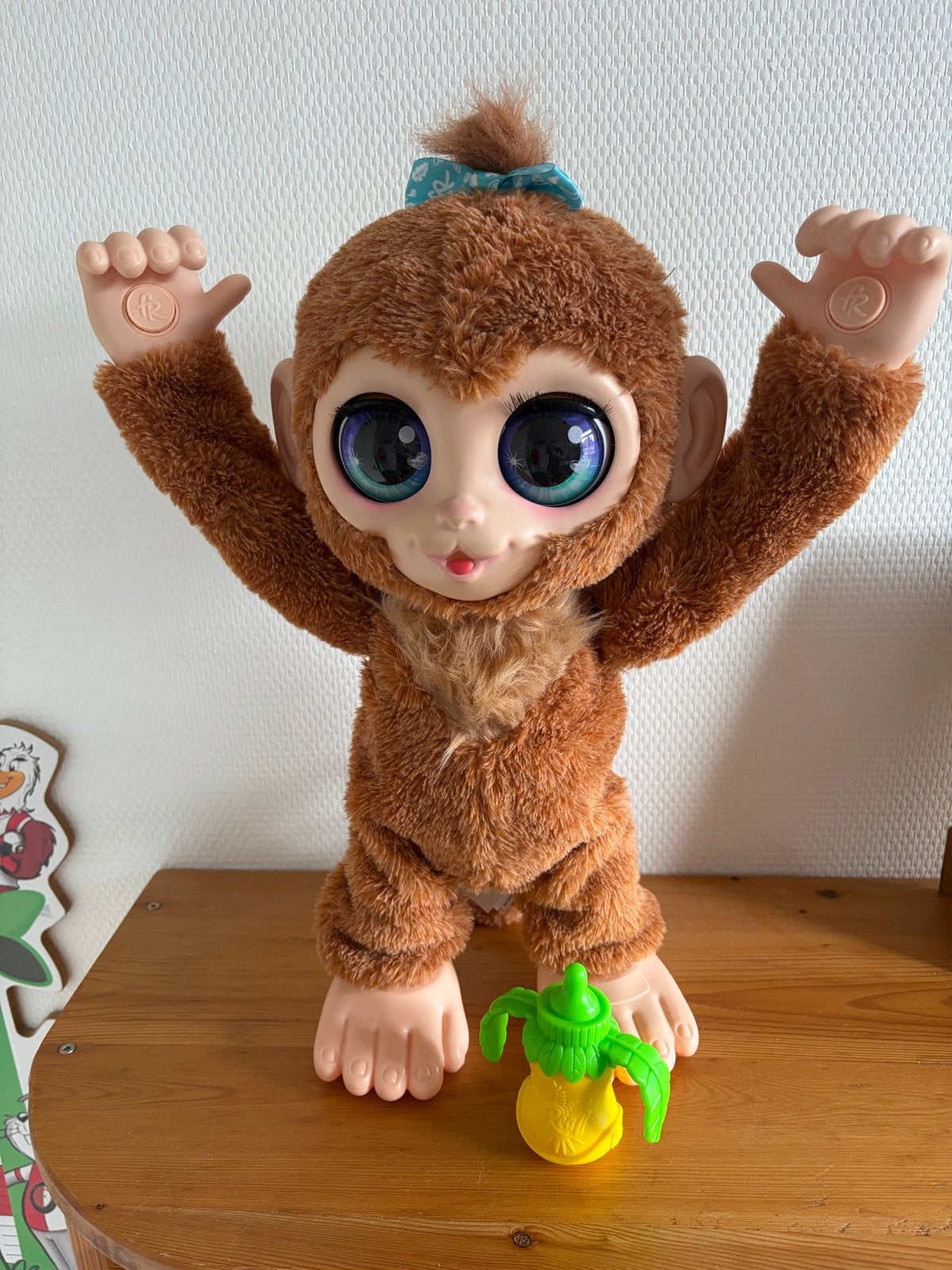 Peanut de speelse aap - FurReal Friends knuffel, Ophalen, Overige merken, Met geluid, Zo goed als nieuw