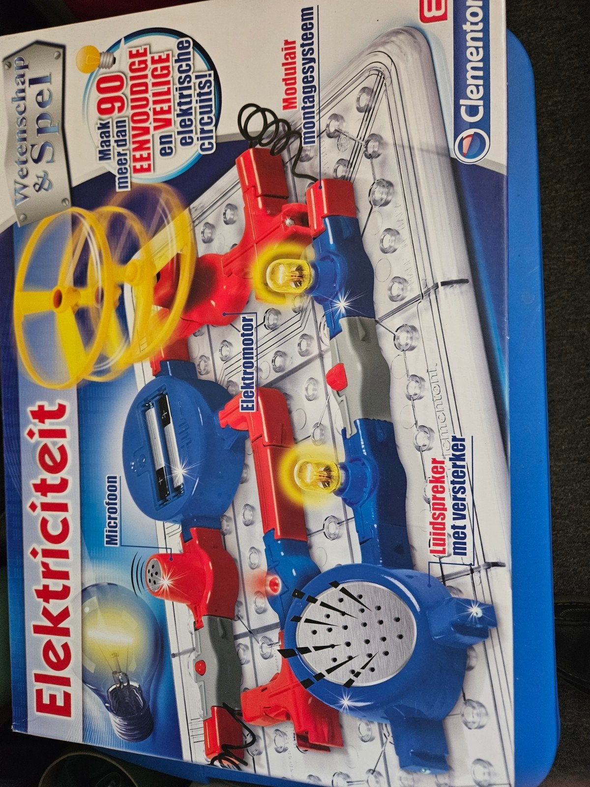 Clementoni Wetenschap & Spel: Elektriciteit Experimenteerset, Ophalen of Verzenden, Gebruikt, Bouwen, Met licht
