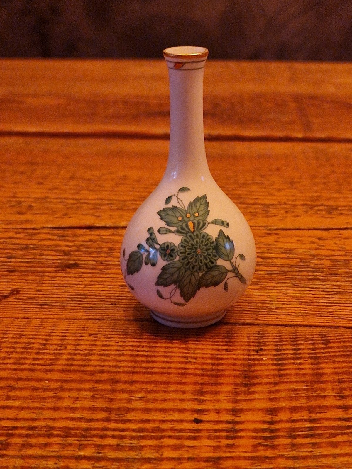 porseleinen ,handbeschilderd mini Herend vaasje, Antiek en Kunst, Antiek | Vazen, Ophalen of Verzenden