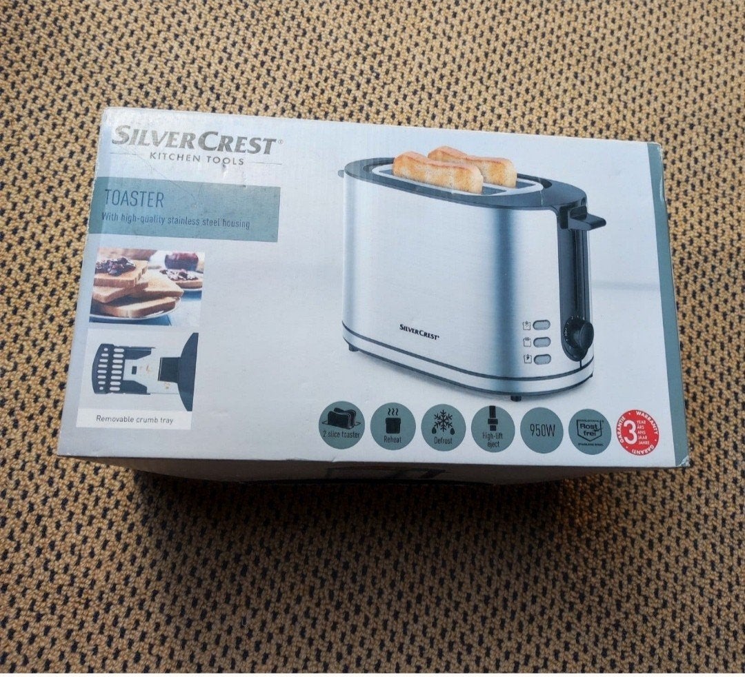 Nieuwe SilverCrest Broodrooster - RVS behuizing, Ophalen of Verzenden