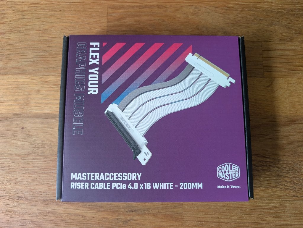 4x Cooler Master PCIe 4.0 Riser cable 200mm, Ophalen of Verzenden, Zo goed als nieuw