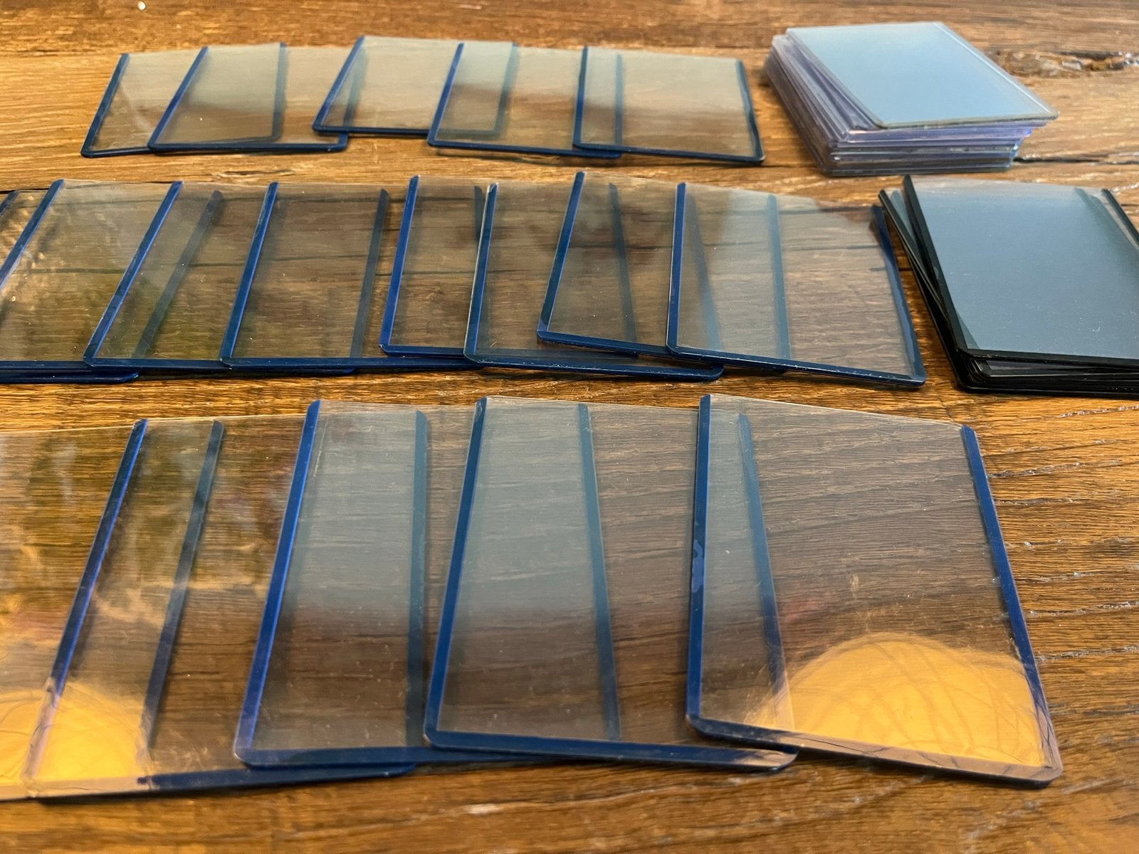 Hardcover en soft sleeves voor MTG of bv Pokémon kaarten, Ophalen of Verzenden, Gebruikt, Sleeves of Kaarthoesjes