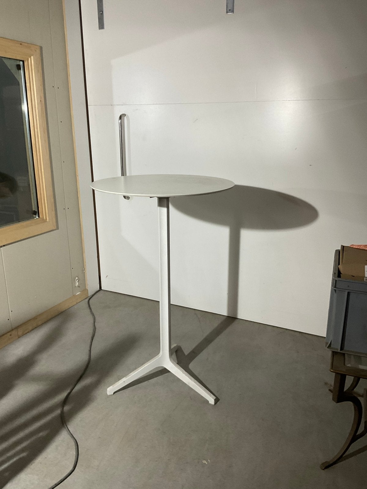 Opklapbare statafel - Satelliet - Wit/Grijs blad (5 stuks), Ophalen, Gebruikt