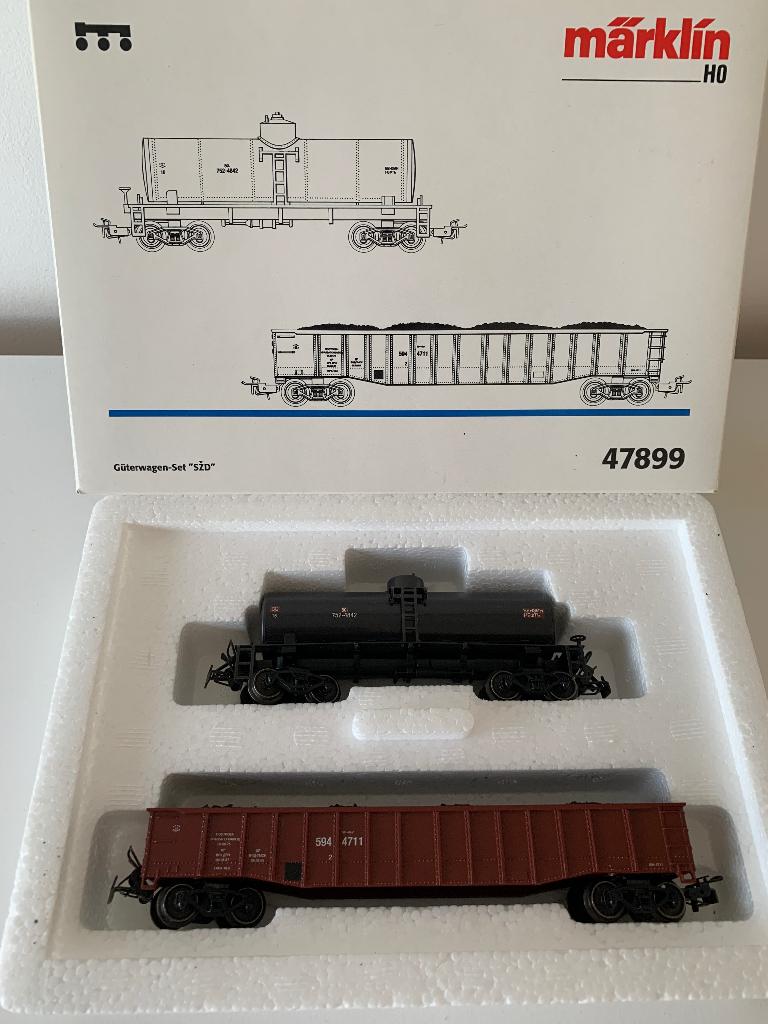 Marklin 47899 set 4-assige wagenset – USSR NIEUW in ovp (1x), Ophalen, Wisselstroom, Treinset, Nieuw