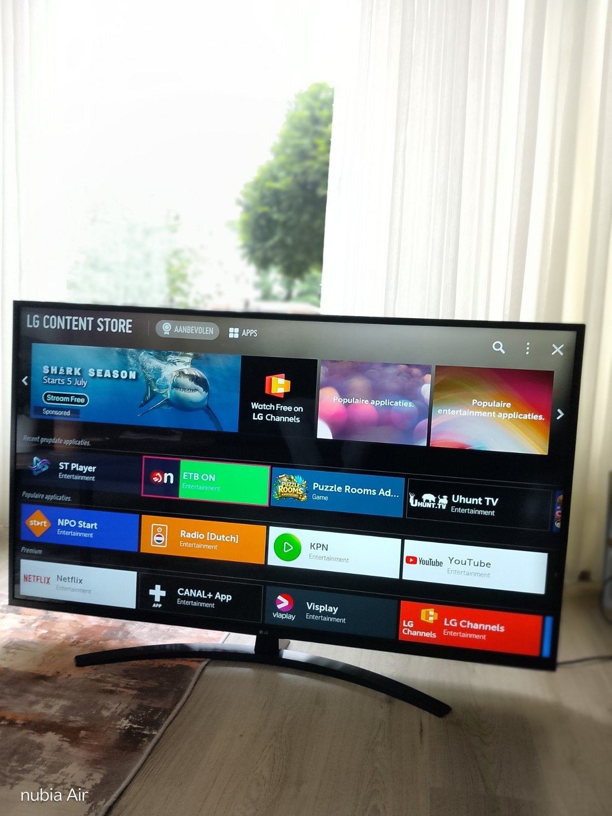 Tv  Lg 55 inch smart televisie draatloos Internet, Audio, Tv en Foto, Televisies, Ophalen, LCD, 120 Hz, Zo goed als nieuw