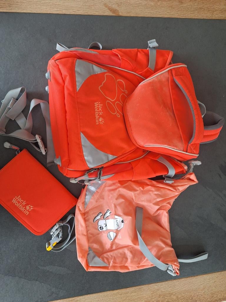 Nieuwe Jack Wolfskin rugzak met etui en gymtas, Ophalen of Verzenden, Overige merken