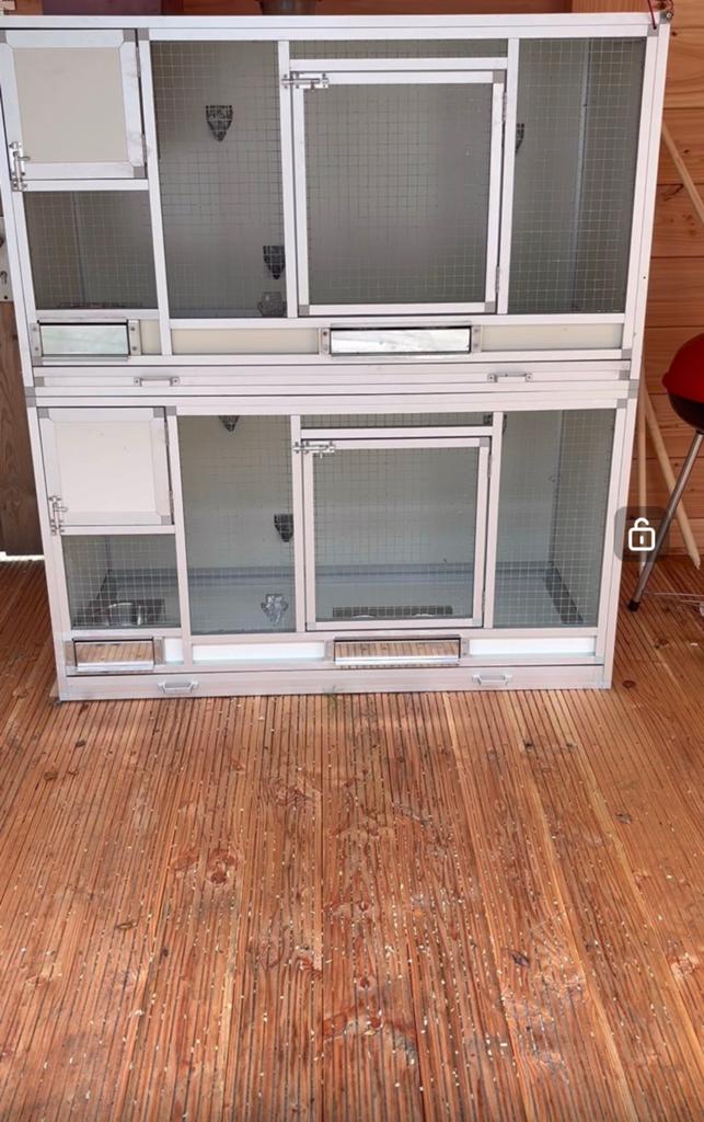 Broed/kweekkooi van Aluminium en trespa (nieuw ), Ophalen of Verzenden, Zo goed als nieuw, Aluminium, Broedkooi of Kweekkooi