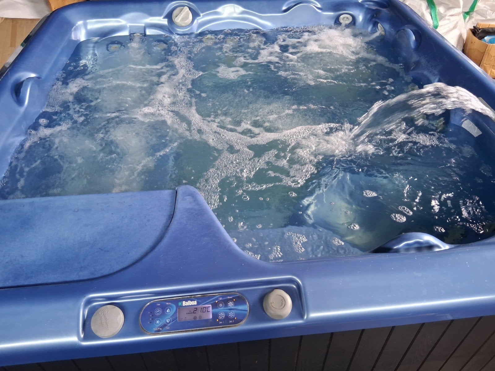 Balboa WEEKACTIE grote familie jacuzzi spa is werkend, Ophalen of Verzenden, Gebruikt