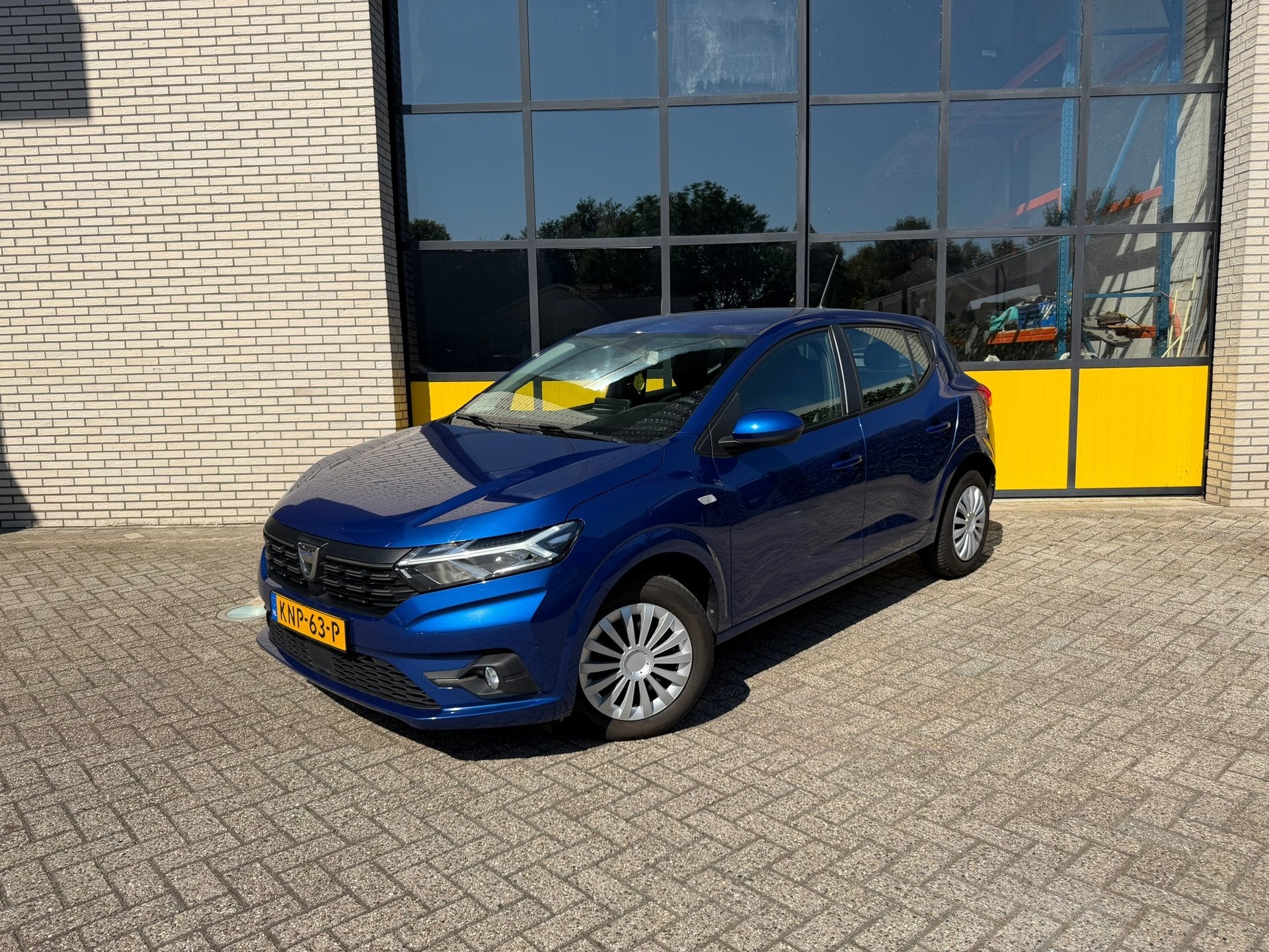 Dacia SANDERO 1.0 TCe 90 Expression, Auto's, Voorwielaandrijving, Gebruikt, Euro 6, Blauw