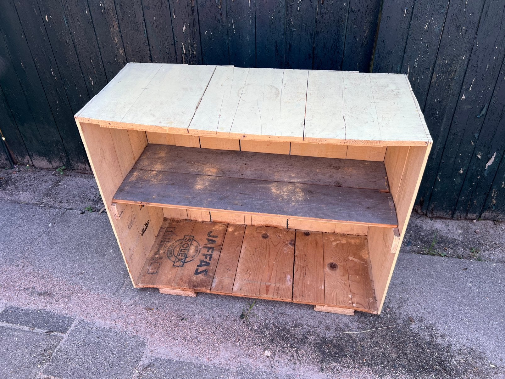 Te Koop : Houten Transport Kist Solex Jaffas Hout, Ophalen, Gebruikt