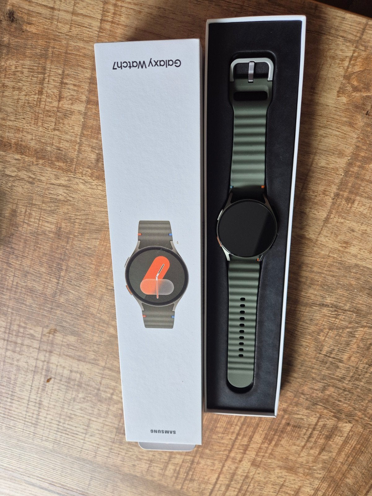 Samsung watch 7 40mm nieuwstaat, Sieraden, Tassen en Uiterlijk, Smartwatches, Ophalen of Verzenden, Zo goed als nieuw, Zwart, Android