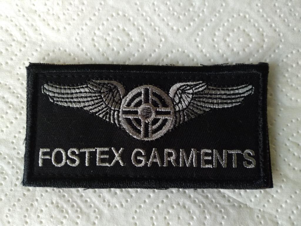 Borst/Mouwembleem – Fostex Garments, Verzamelen, Overige Verzamelen, Verzenden, Nieuw