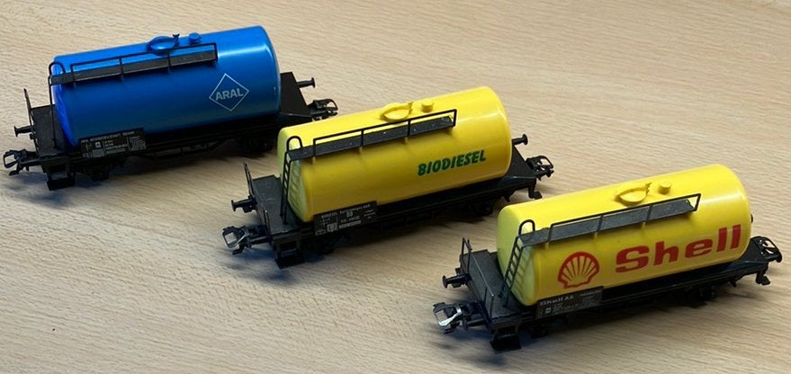 3 Märklin DB ketelwagens, Wisselstroom, Ophalen of Verzenden, Märklin, Nieuw
