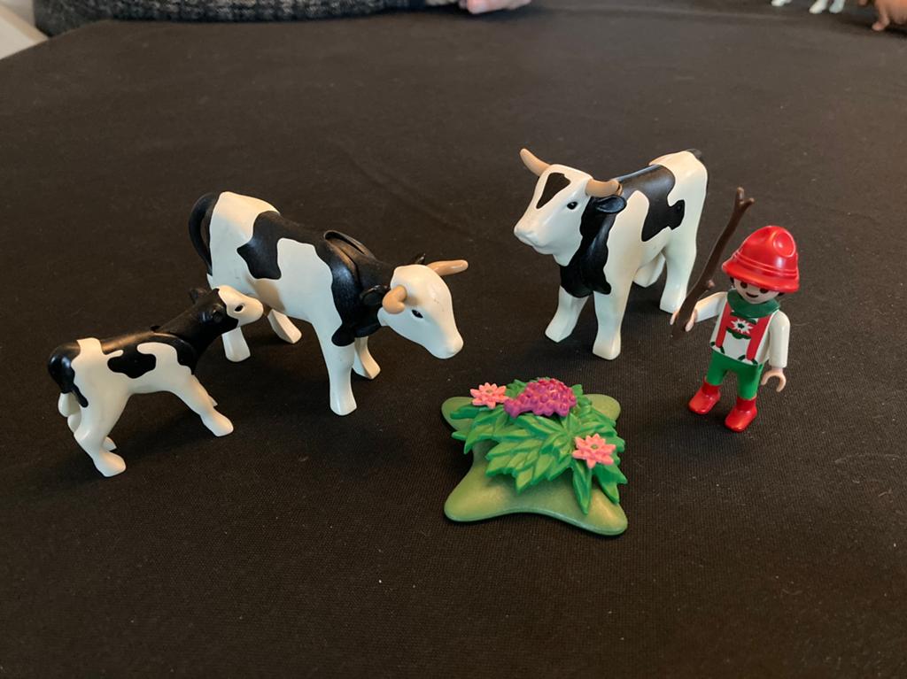 Playmobil koeien met kalf 3077, Ophalen of Verzenden, Zo goed als nieuw