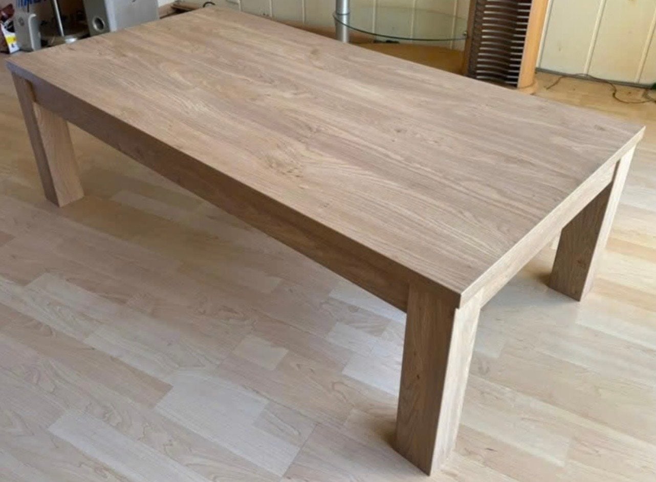 Leen Bakker Sanne Salontafel Eiken kleur, Huis en Inrichting, Ophalen, Overige materialen, 100 tot 150 cm, 50 tot 100 cm