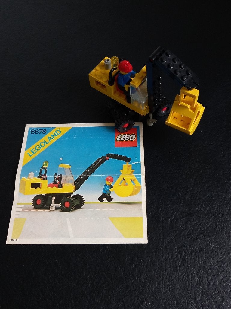 LEGO graafmachine 6678 - Compleet, Gebruikt, Lego, Ophalen of Verzenden, Complete set