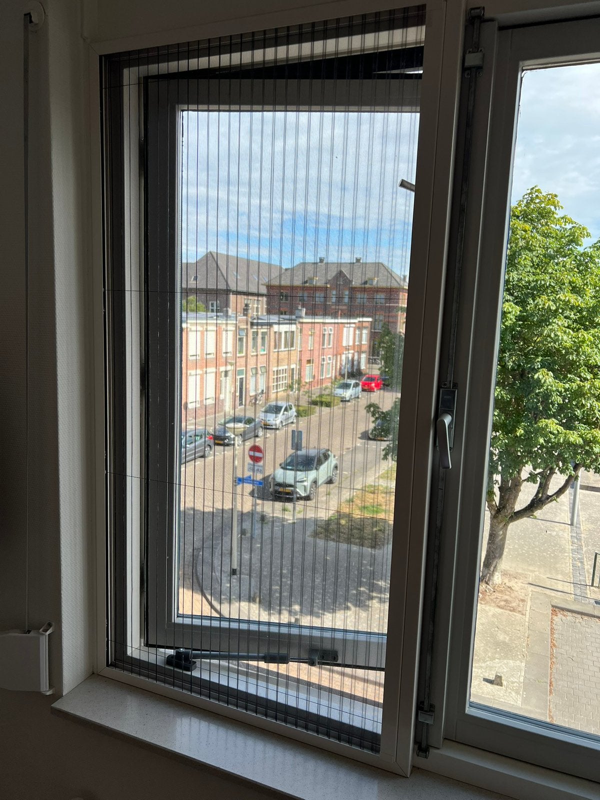 2x Unilux Plissé hor in cassette, Doe-het-zelf en Verbouw, Kozijnen en Schuifpuien, Kunststof, Raamkozijn, Zo goed als nieuw, 75 tot 150 cm