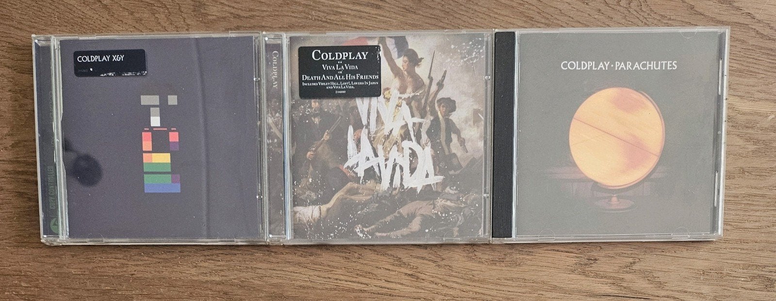 Coldplay CD's: X&Y, Viva La Vida, Parachutes, Ophalen of Verzenden, Gebruikt, Pop, Album