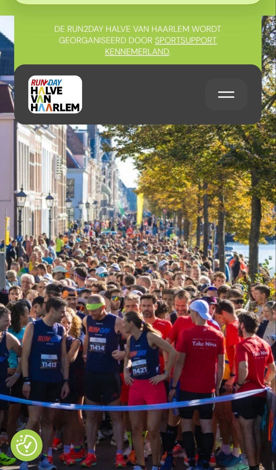 Startbewijs Halve Marathon Haarlem, Tickets en Kaartjes, Sport | Overige, Eén persoon, September