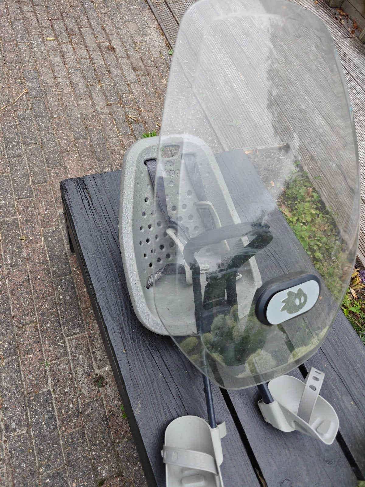 Yepp mini Silver voorzitje fiets, Ophalen, Yepp (GMG), Voorzitje, Gebruikt