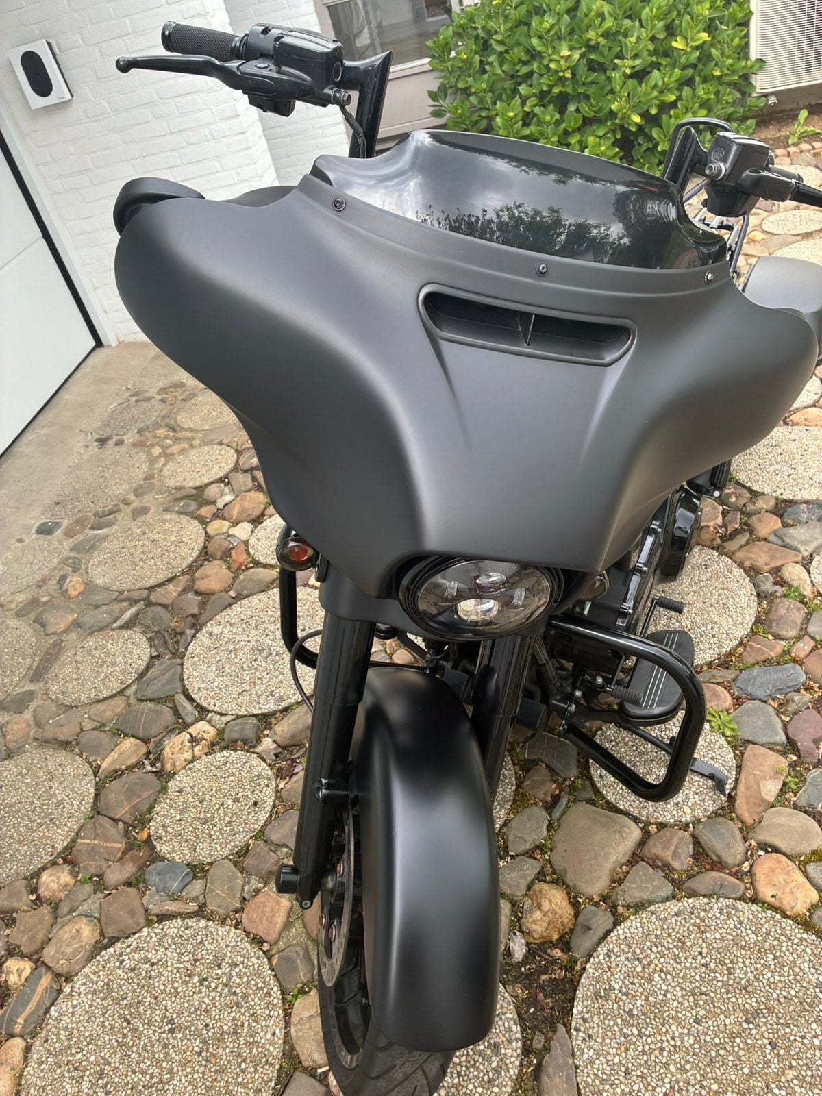 Matzwarte Street Glide Harley Davidson 2014, Motoren, 2 cilinders, 1690 cc, Occasion, Particulier