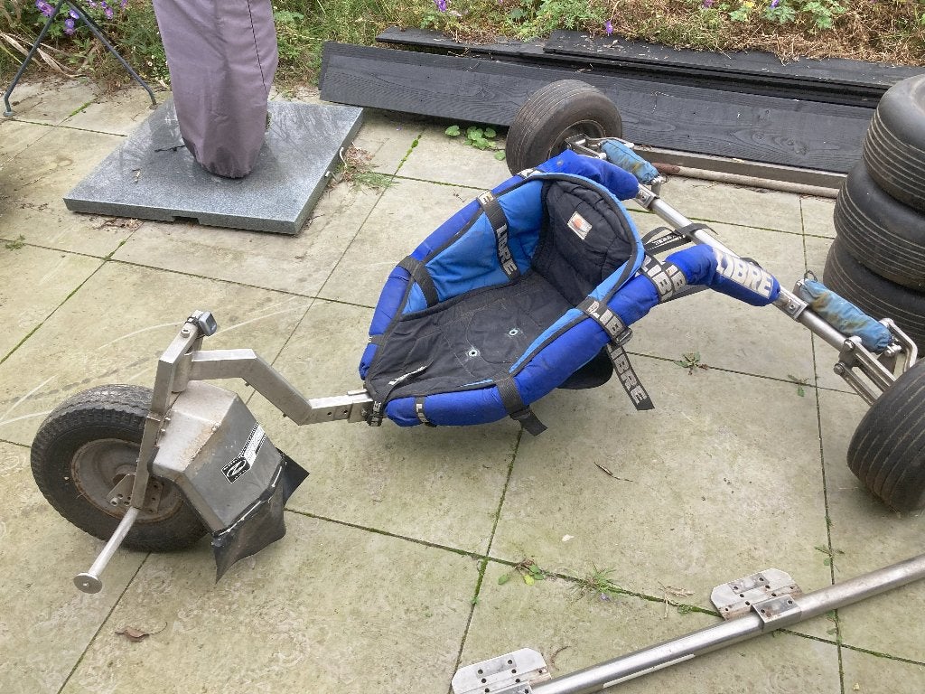 Libre Powerkite geveerde RVS achteras, Ophalen, Gebruikt, Toebehoren