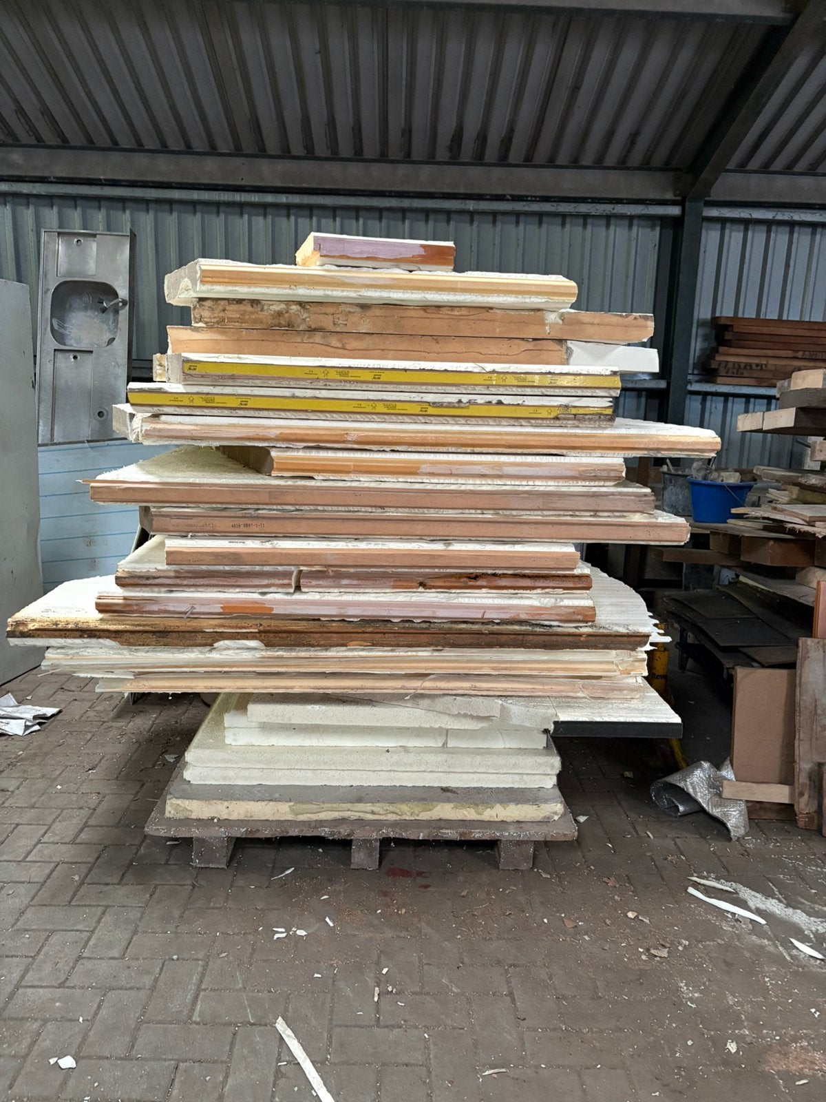 Isolatieplaten PIR, 22 stuks diverse lengtes, Ophalen, Gebruikt