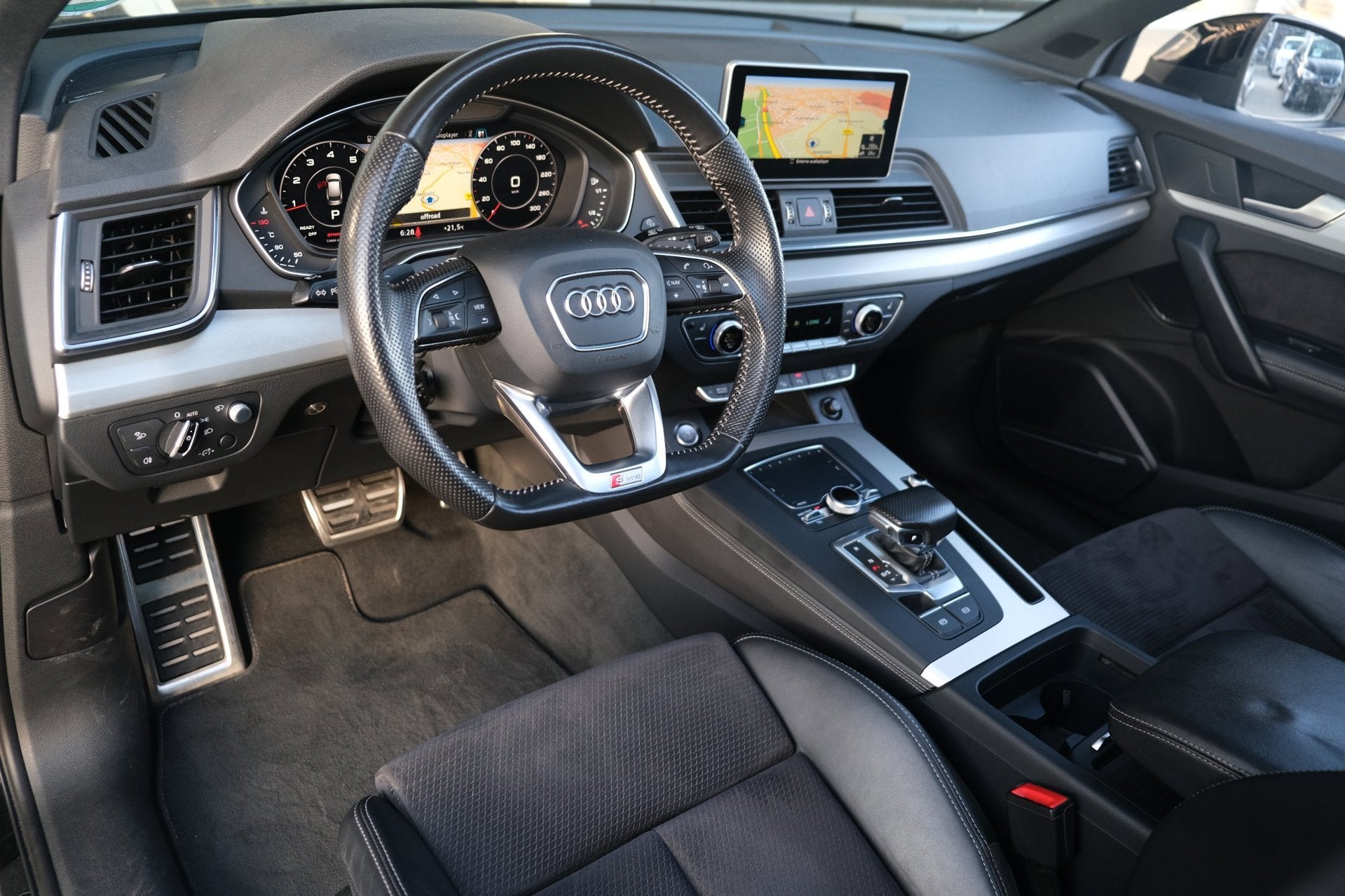 Audi Q5 2.0 TFSI quattro S-Line S-tronic Pano Navi Acc Cam L, Auto's, Audi, Automaat, Gebruikt, 4 cilinders, Zwart