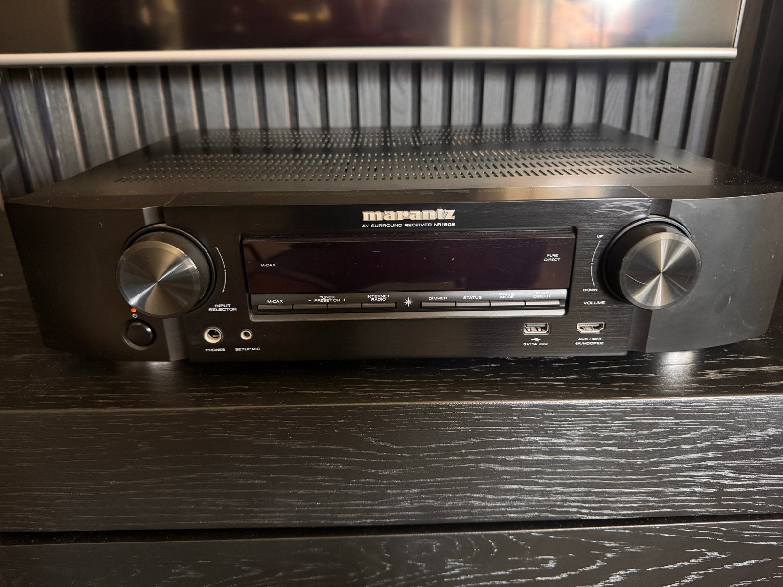 Marantz NR1510 AV Surround Receiver - Zo goed als nieuw, Audio, Tv en Foto, Versterkers en Receivers, Zo goed als nieuw, Minder dan 60 watt
