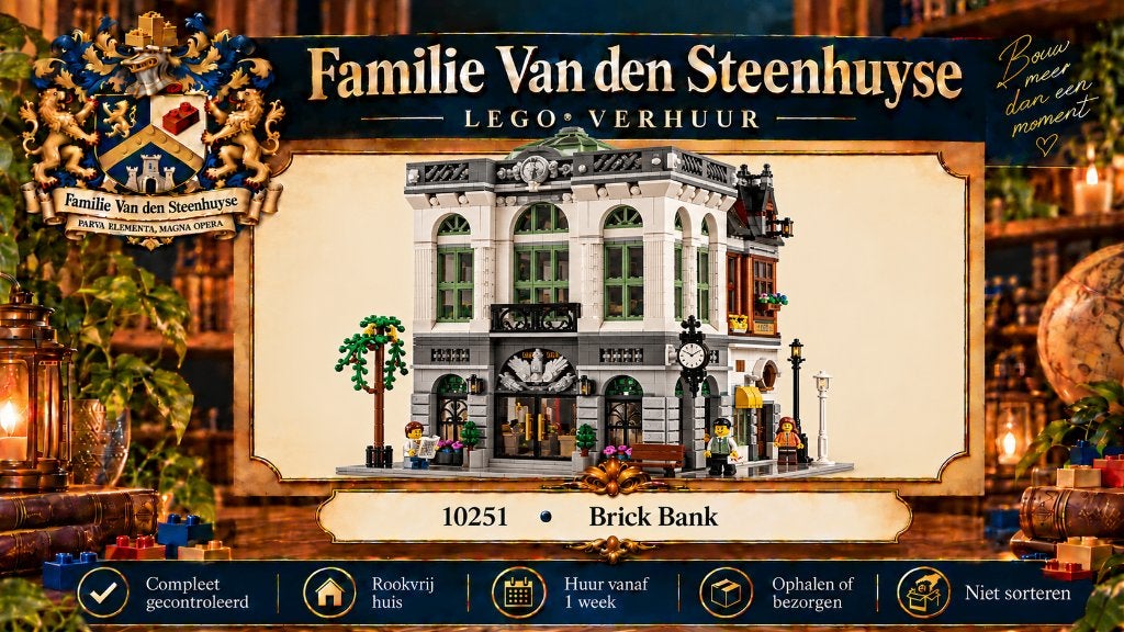 LEGO Brick Bank 10251 huren, Lego, Ophalen of Verzenden, Zo goed als nieuw, Icons