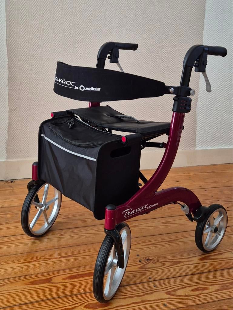 Rollator Travixx Deluxe S, Ophalen, Opvouwbaar, Zo goed als nieuw