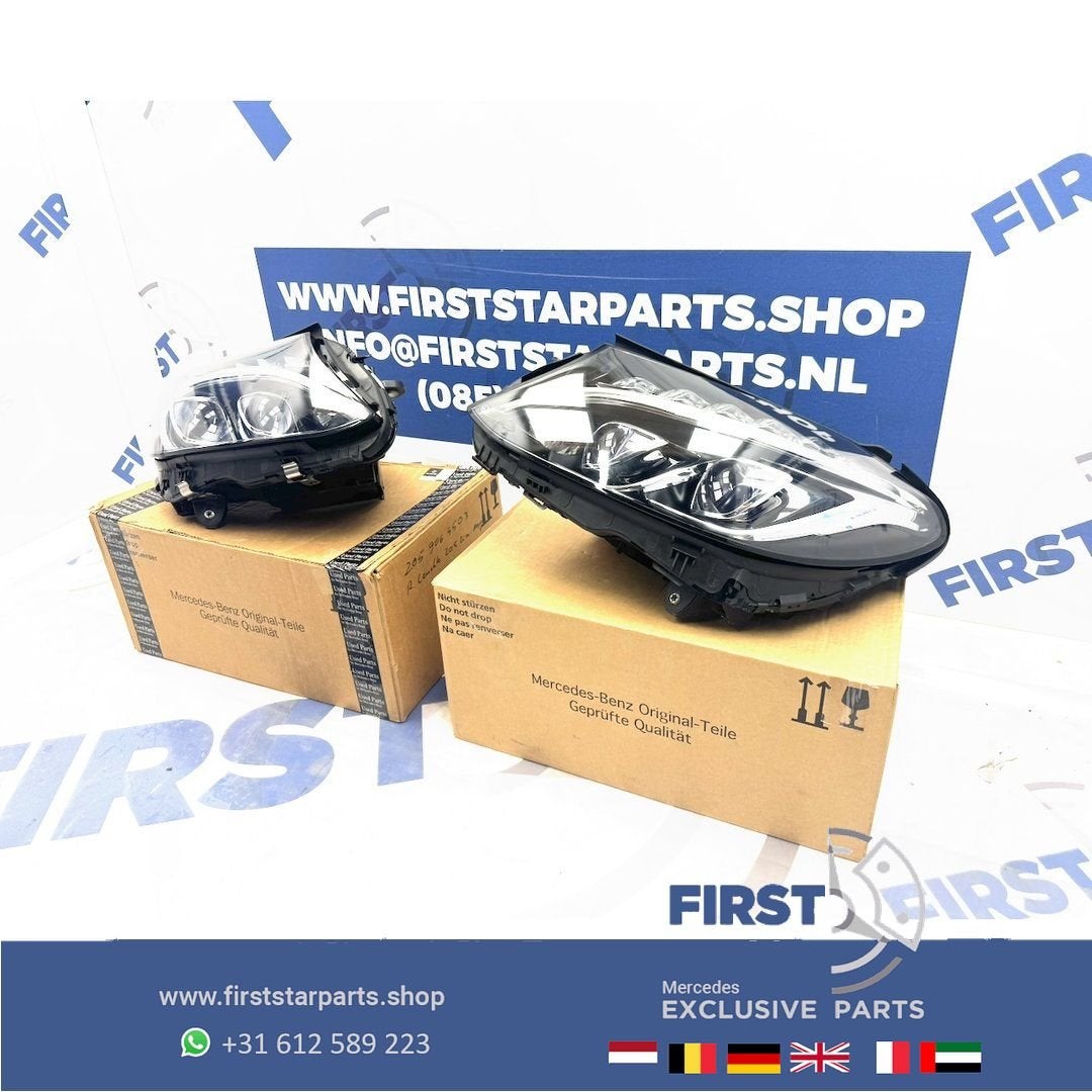 W205 ILS koplamp links rechts Mercedes C Klasse koplampen MB, Gebruikt, -, Ophalen of Verzenden, -